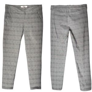 BeBop Women’s Plaid Straight Leg Ankle Pants, Size 9